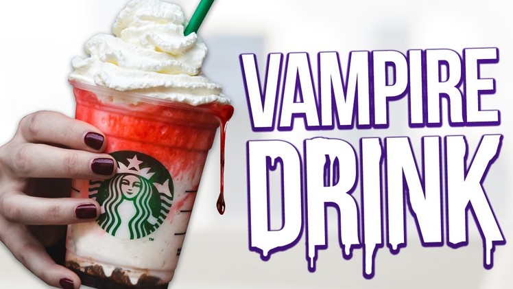 DIY Starbucks FRAPPULA Frapp ♥ Vampire Inspired Drink