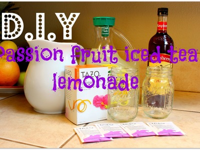 DIY: Starbucks Passion Fruit Iced Tea Lemonade w. Raspberry (Jaclyn Hill's Favorite Drink)