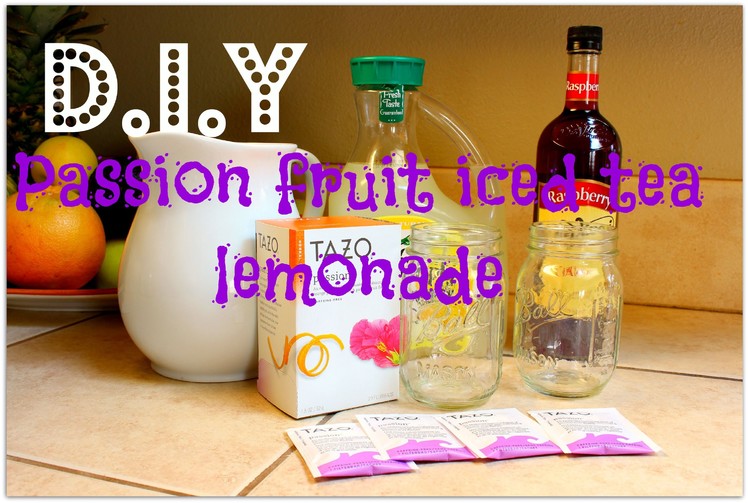 DIY: Starbucks Passion Fruit Iced Tea Lemonade w. Raspberry (Jaclyn Hill's Favorite Drink)