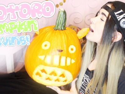 DIY Totoro Pumpkin Carving!