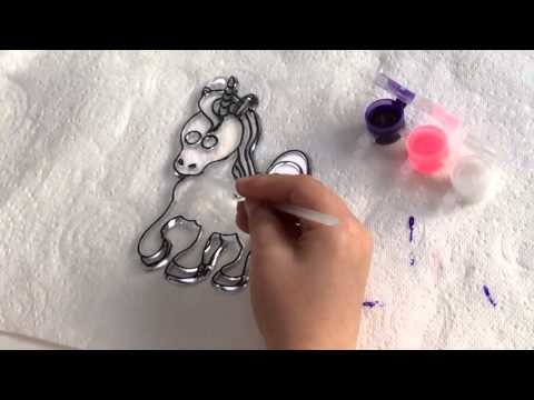 Unicorn Suncatcher - Kids Craft Video Demo