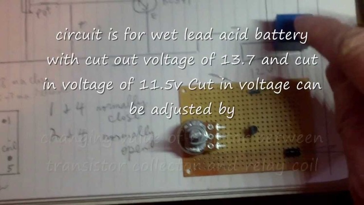 Diy automatic 12 volt charge controller