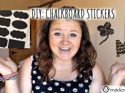 DIY: Chalkboard Stickers
