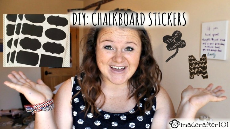 DIY: Chalkboard Stickers