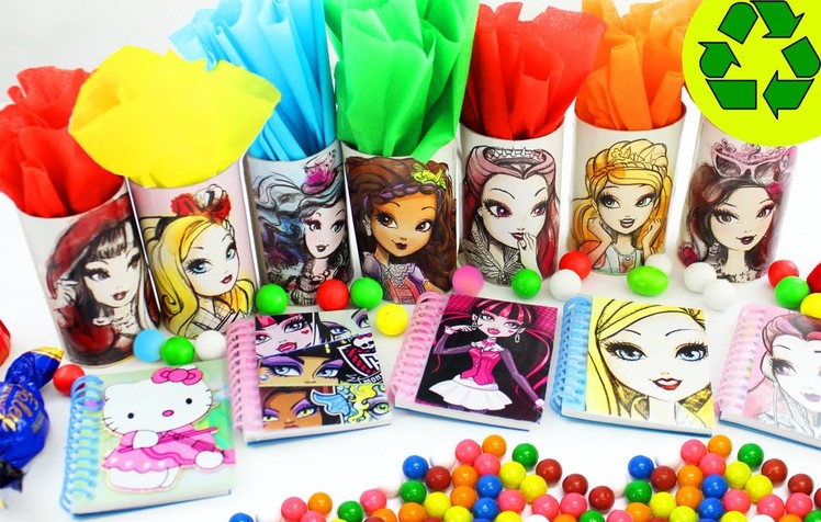 DIY Ever After High Kids'  party treat boxes  - in less than 1 minute