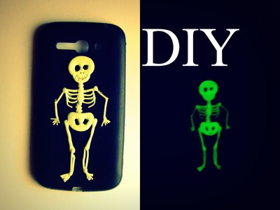 DIY halloween phone case. etui na telefon