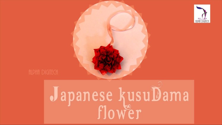 DIY : Japanese Kusudama Flower | Simple Flower Design | Children Art & Craft