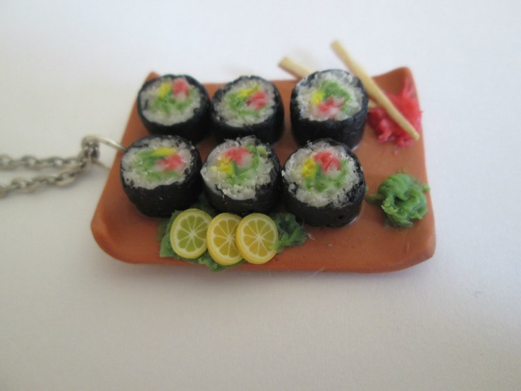 DIY:Polymer clay sushi tutorial