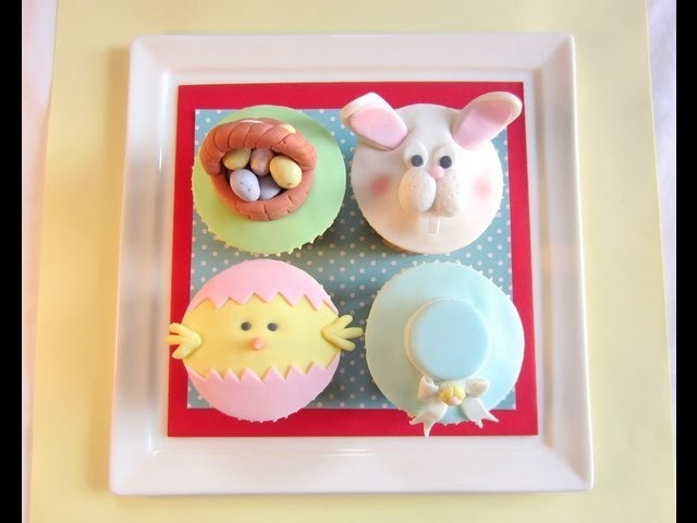 Easter Cupcake Set 2013 - How to Easter Cupcakes tutorials by Pink Cake Princess!