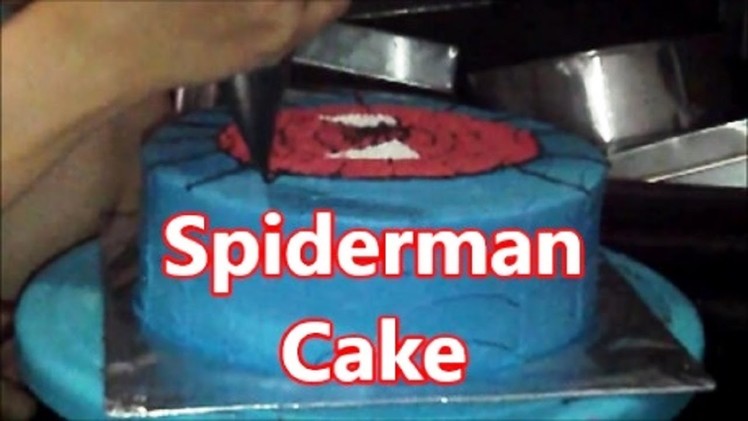 How to Easy Decorating Head Spiderman Cake