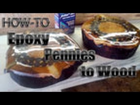 How-to Epoxy Pennies to Wood by Mitchell Dillman