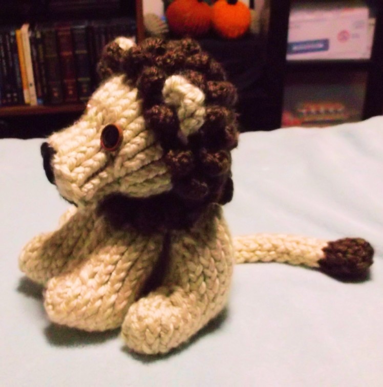 How to Loom Knit a Lion Part 1
