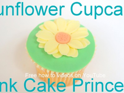 How to Make Easter Sunflower Cupcakes by Pink Cake Princess (Great as Mother's Day cupcakes too)