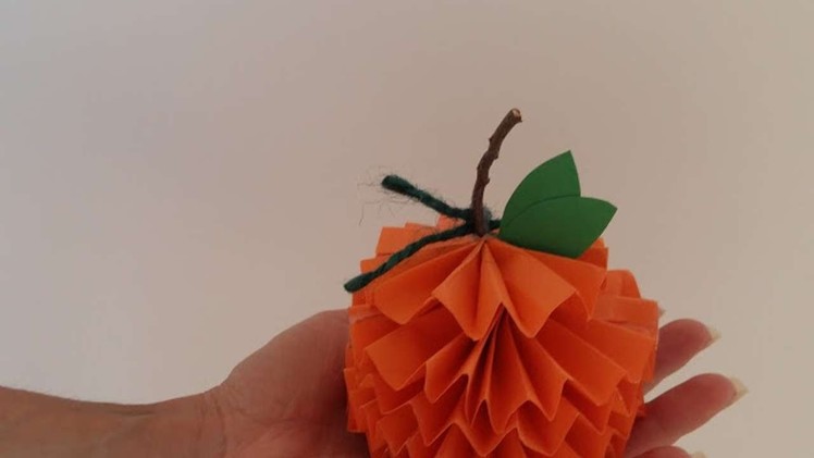 How To Make Paper Pumpkins - DIY Crafts Tutorial - Guidecentral