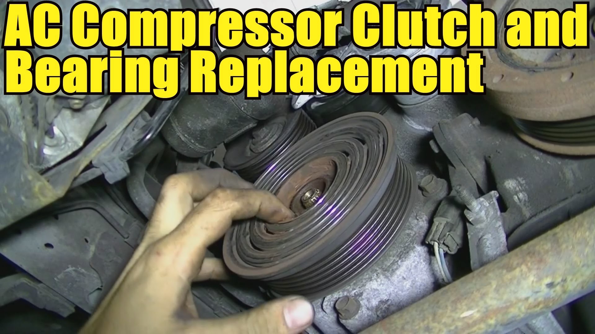 How to Remove and Replace an AC Compressor Clutch and Bearing Quick