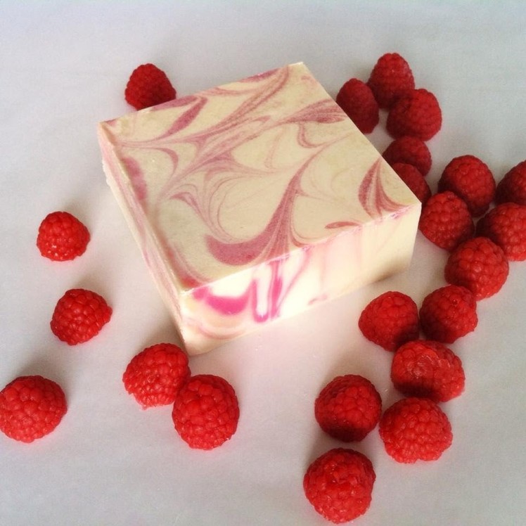 Raspberry Swirl Soap by Spicy Pinecone