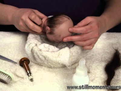 Rooting a reborn doll head time lapse - Nikki Holland vlog #145
