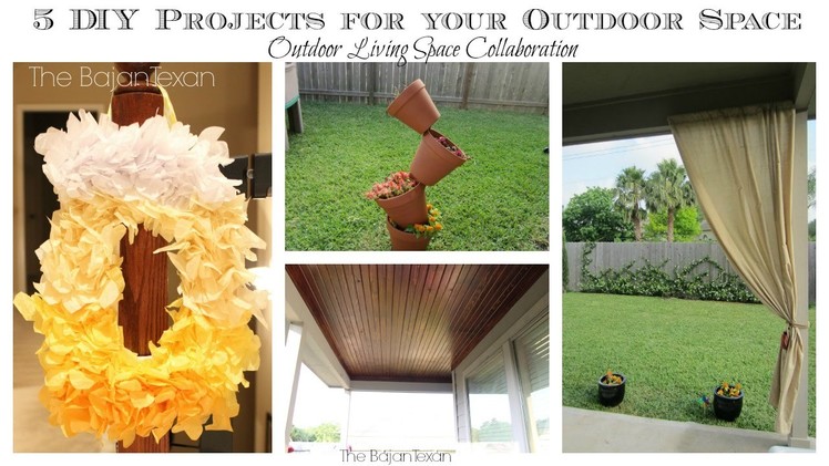 5 Easy DIY Projects for Your Outdoor Space (Outdoor Living Spaces Collab)