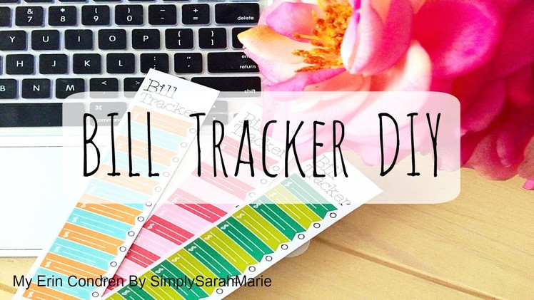 Cricut Stickers DIY (Monthly Bill Trackers)