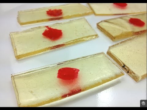 Dexter Blood Slides - Edible Recipe
