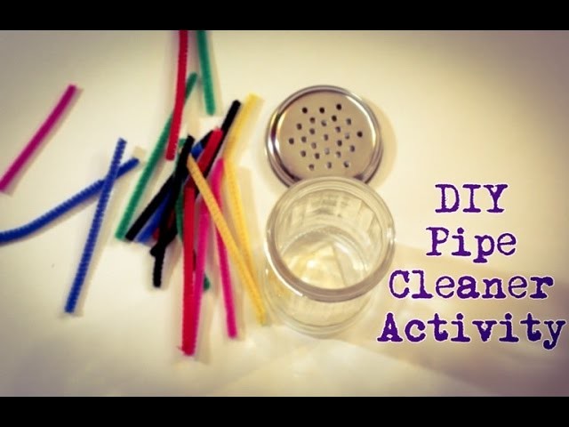 DIY Pipe Cleaner Activity for Toddlers and Preschool