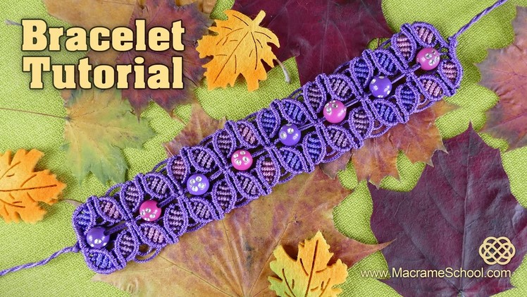 Fall Season Flower Bracelet [Tutorial]