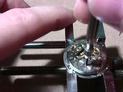 How I take apart a wrist watch, Bulova 11AF.