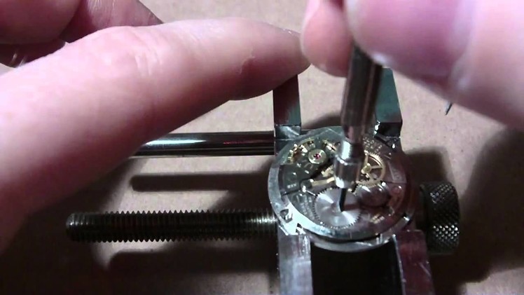 How I take apart a wrist watch, Bulova 11AF.