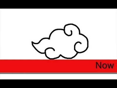 How to draw the Akutsuki cloud tutorial-Easy