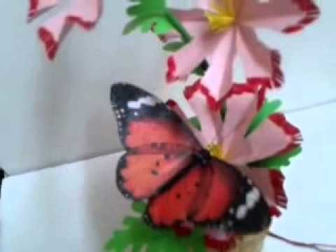 How to make fluttering butterfly
