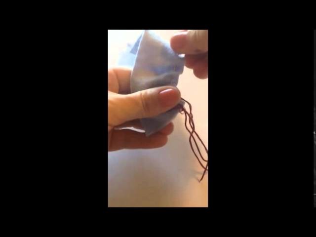 How to sew a gathering stitch - quick and easy tutorial