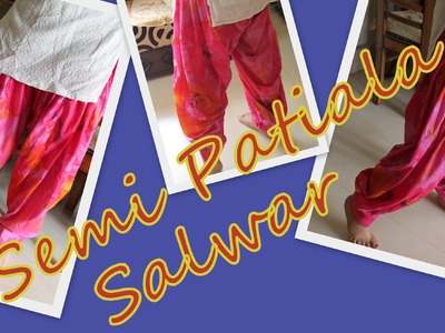 How to stitch semi-patiala salwar