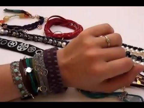 Jewelry How To - Stack Bracelets for a Hip Fashion Look