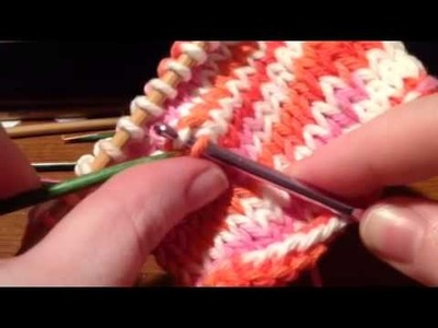 Knitting: Picking up dropped stitches