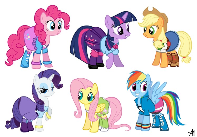 Speed Paint: My Little Pony: Equestria Girls Outfits