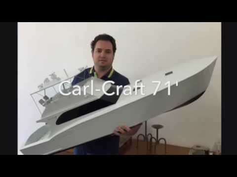 Sport Fishing RC Boat, Carl-Craft 71', scale 1.15, 57", part 1
