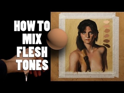 Color theory : How to mix Flesh tones in painting