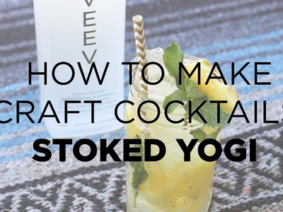 Craft Cocktail Recipe w. Pineapple, Mint & Veev Vodka
