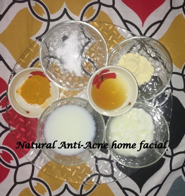 DIY Anti Acne Facial | Home Remedies Natural Organic |