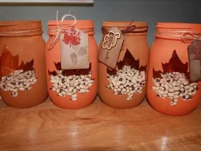 DIY Autumn Decor Mason Jars