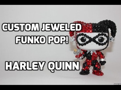 DIY: Custom Jeweled Harley Quinn Funko Pop!