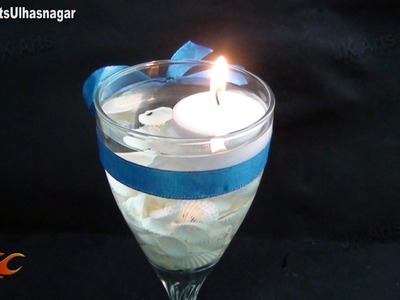 DIY Easy Candles Centerpiece Table Decoration Idea | JK Arts 731