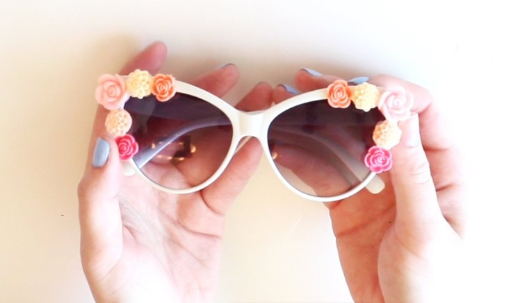 DIY Flower Sunglasses (Coachella Ready!)