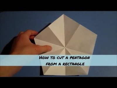How to Cut a Pentagon from a Rectangle