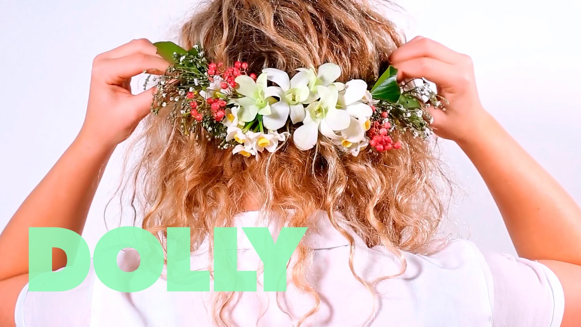 How-To: DOLLY's DIY formal prom floral crown | How-To Tuesdays