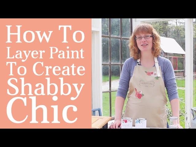 How To Layer Paint To Create Shabby Chic Furniture | DIY Tutorial