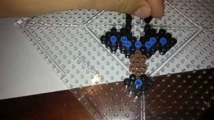 How to make a diamond sword from perler beads! 