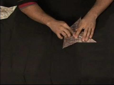 How to Make an Origami Orchid : Opening Flaps & Petal Folding of Origami Orchid