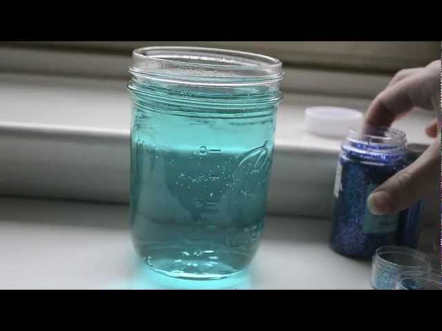How To Make: Glitter Jars