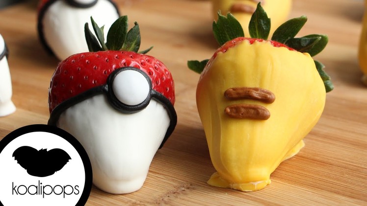 How to Make Pokeball Covered Strawberries